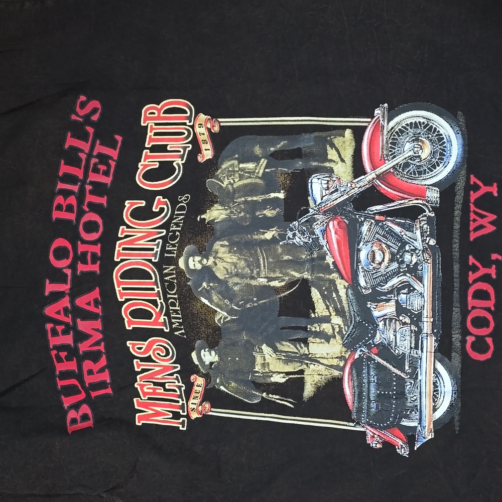 Bikers Black T-Shirt W24" L30"